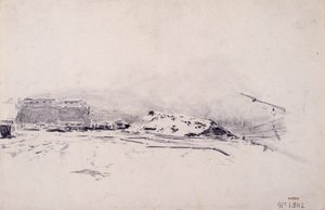 バルセロナ港の眺め 作： Santiago Rusiñol